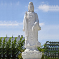 Large Marble Buddha Sculpture Stone Goddess Of Mercy Guan Yin Statue